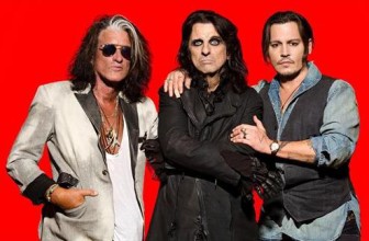 Joe Perry, Alice Cooper and Johnny Depp perform music together in the band, Hollywood Vampires.