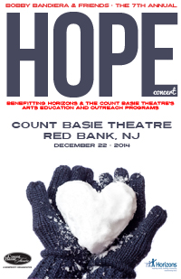 The Count Basie Theatre in Red Bank has scheduled the seventh Hope Concert for Dec. 22.