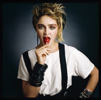 A 1982 photo of Madonna by Deborah Feingold is featured in Feingold's new book, "Music."