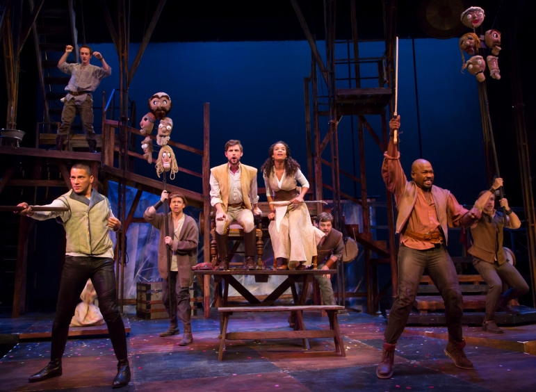 The ensemble in "Camelot," which is at Two River Theater in Red Bank through Dec. 14.