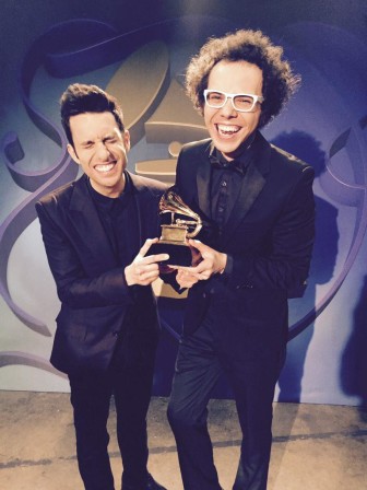 A Great Big World tweeted out this photo after winning a Grammy.