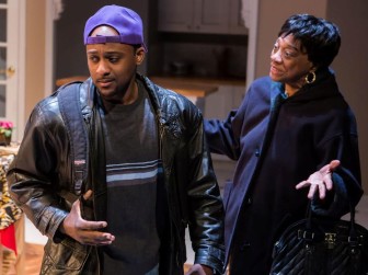 Landon Woodson and Stephanie Berry co-star in "Repairing a Nation," which is at the Crossroads Theatre Company in New Brunswick through March 8.