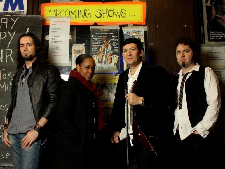 Stratospheerius, led by Joe Deninzon, third from left, performs at Roxy and Dukes in Dunellen on Saturday.