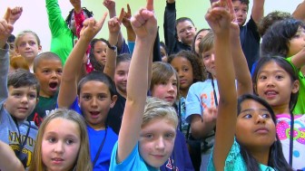 Students featured in the first episode of "Here's the Story."
