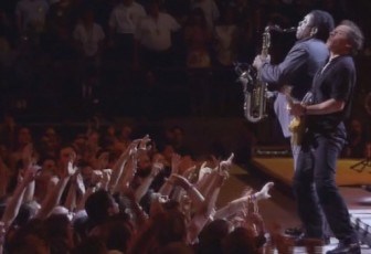 Bruce Springsteen and Clarence Clemons play "Thunder Road."