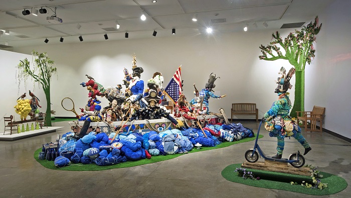 Vanessa German turns discarded objects into striking sculptures in
