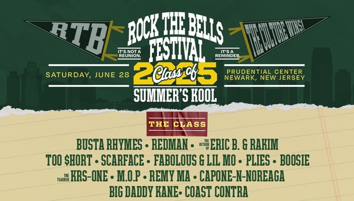 Rock the Bells, at Prudential Center, will feature Busta Rhymes