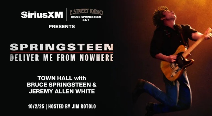 SiriusXM satellite radio will host 'Town Hall' event with Bruce