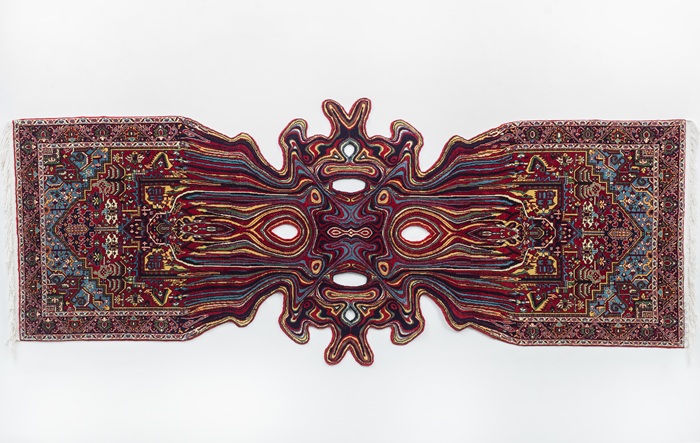 Faig Ahmed's 'Textiles of Consciousness,' in Princeton, features carpets that will floor you